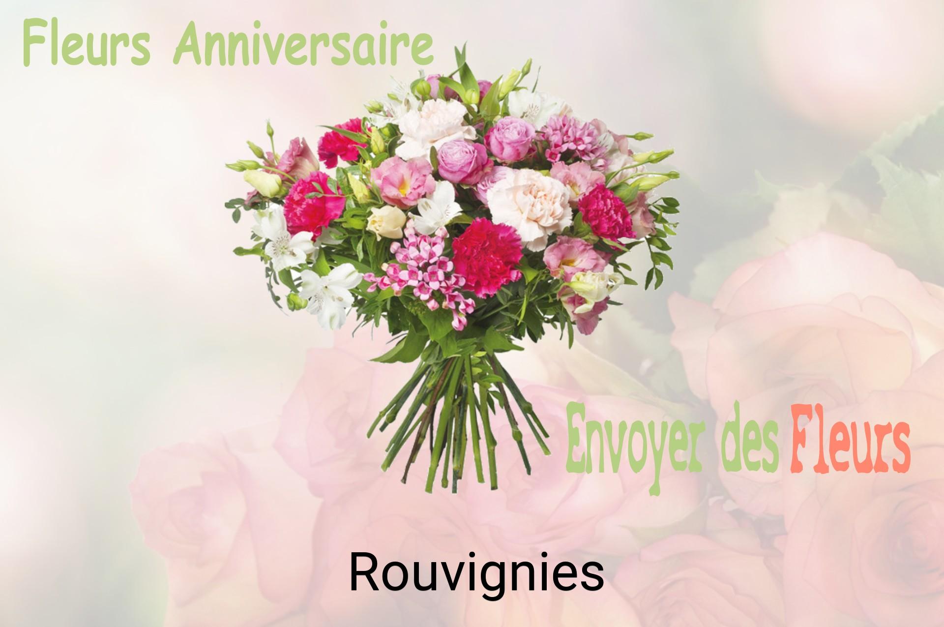 Bouquet de fleurs d’anniversaire livré à Rouvignies
